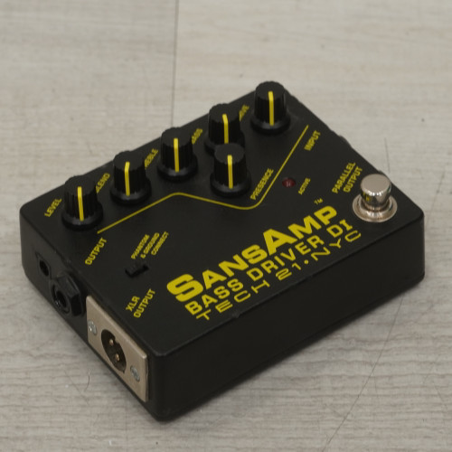 Used Tech 21 Sansamp Bass Driver Bass Pre-Amp Pedal 40015-S000323905