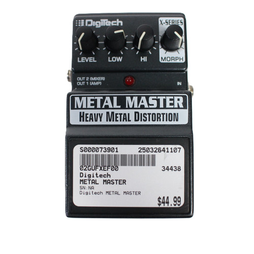 Digitech METAL MASTER Distortion Pedal