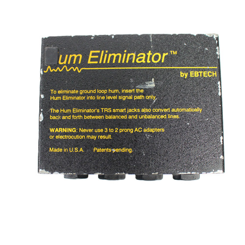 Ebtech HUM ELIMINATOR Guitar Effects Pedal
