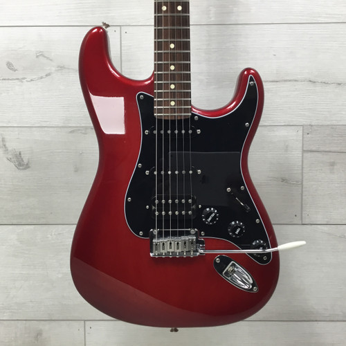 Vist Large View of Product Image Which is Used 2019 Fender Player Limited Edition FSR HSS Stratocaster, Rosewood, Candy Red Burst