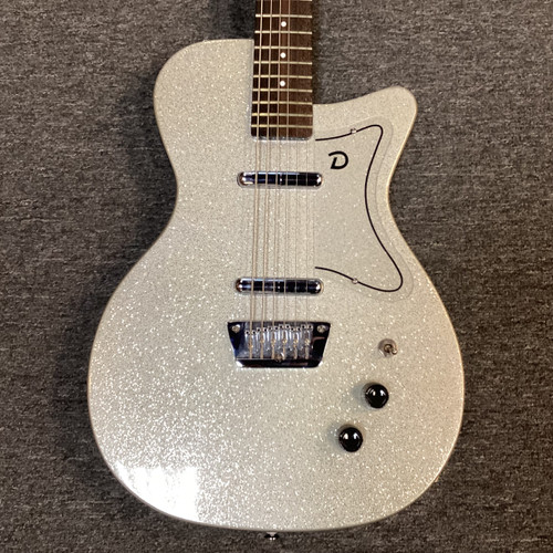 Used Danelectro 56 U2 BARITONE REISSUE Electric Guitar Silver/Gray 6-String 40111-S000184979