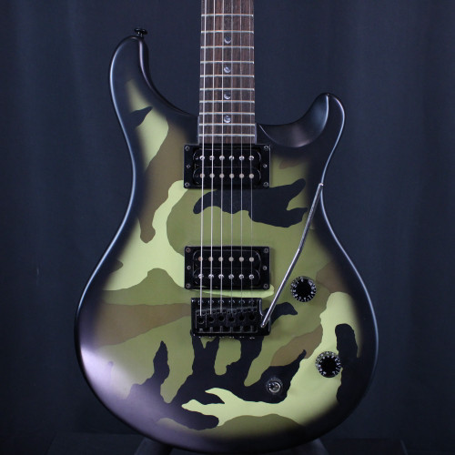 Used Paul Reed Smith - PRS SE STANDARD CAMO Double Cut Electric Guitar Custom Graphics 6-String 40123-S000127781