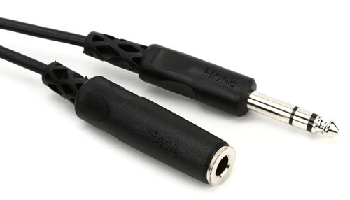Vist Large View of Product Image Which is New Hosa Headphone Extension Cable. 1/4 in TRS to 1/4in TRS. 10 ft