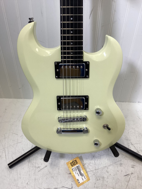 Used Framus SG370XG D SERIES Double Cut Electric Guitar White 6-String 40107-S000151318