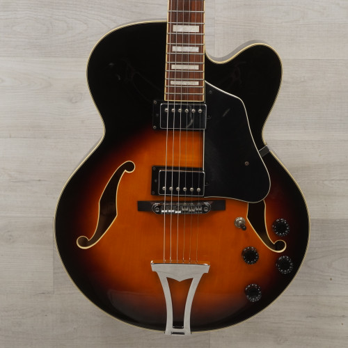 Used Ibanez AF75 Semi-Hollow Electric Guitar Sunburst 40015-S000324225