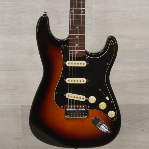 Used Squier Stratocaster Electric Guitar Sunburst 40015-S000324259