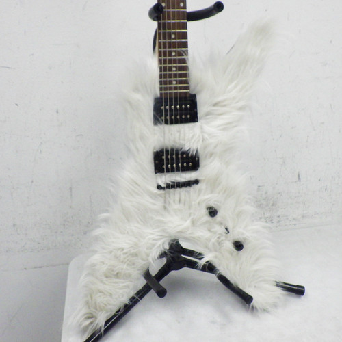 Used Dean ML X ZZ Custom FUZZY Electric Guitar White 40042-S000254585