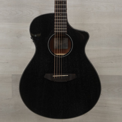Used Breedlove Eco Rainforest Solid Top Acoustic Guitar Midnight Blue 40015-S000324292