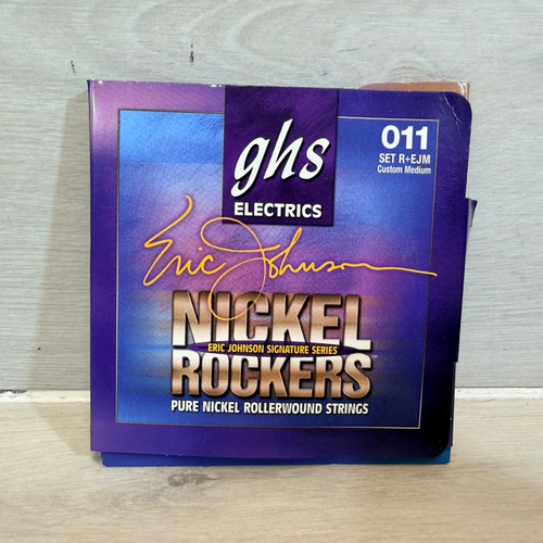 Vist Large View of Product Image Which is Used GHS ERIC JOHNSON NICKEL ROCKERS .11 Electric Guitar Strings