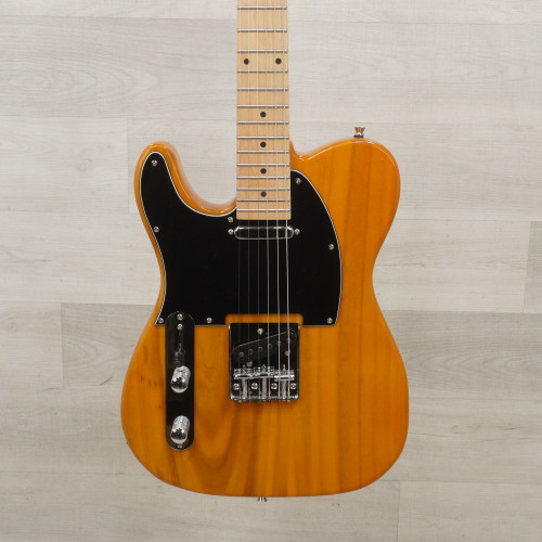 Used Glarry GTL Left Handed Electric Guitar Sunburst 40015-S000324326