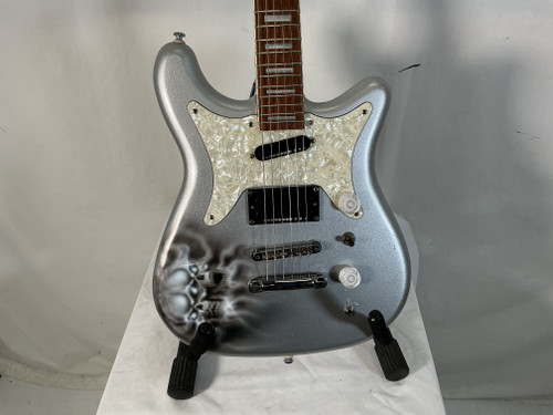 Used Epiphone REFIN 90S CORONET RI Double Cut Electric Guitar Silver/Gray 6-String 40012-S000299375