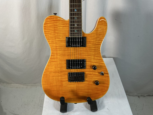 Used Fender SPECIAL EDITION CUSTOM TELE FMT HH T Type Electric Guitar Yellow 6-String 40012-S000299390