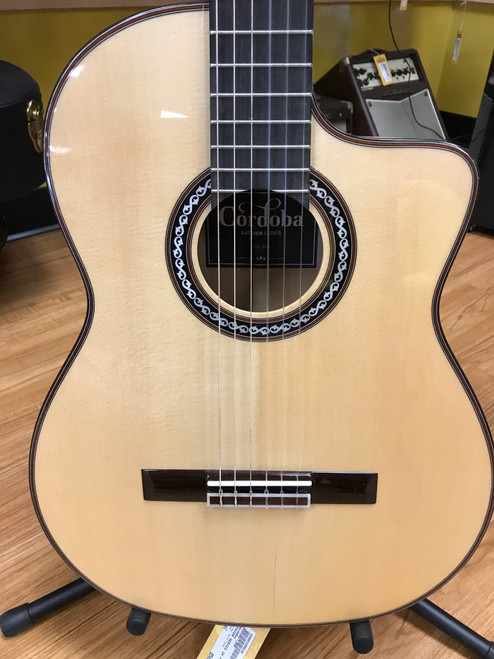 Used Cordoba LUTHIER SERIES GK PRO Solid Top Acoustic Guitar Natural 41123-S000109816