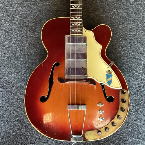 Vist Large View of Product Image Which is Used Silvertone ARTISTOCRAT Vintage Semi-Hollow Electric Guitar Other 6-String 40111-S000185186