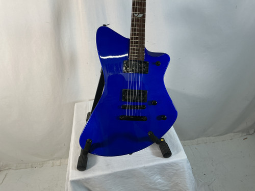 Used Fernandes VERTIGO Offset Double Cutaway Electric Guitar Blue 6-String 40012-S000299424