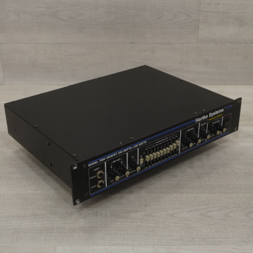 Used Hartke Model 7000 Mosfet Rackmount Bass Amplifier Head 40015-S000324457