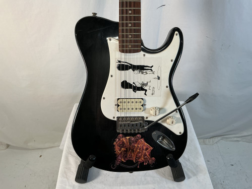 Vist Large View of Product Image Which is Used First Act OVERTONE ELECTRIC GUITAR S Type Electric Guitar Black 6-String 40012-S000299518