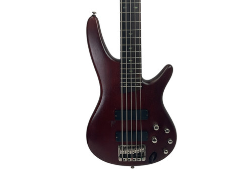 Used Ibanez SR505 Bass Guitar Wood 5-String 41120-S000032651
