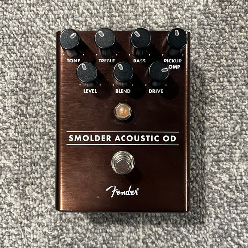 Used FENDER SMOLDER ACOUSTIC OD Guitar Overdrive Pedal 41106-S000091458