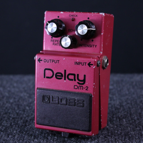 Used Boss DM-2 DELAY MIJ 1982 MN3205/3102 CHIPS Vintage Delay Pedal 40123-S000128034