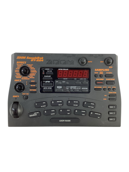 Used Zoom ST-224 SampleTrak W/ AC 41115-S000111366