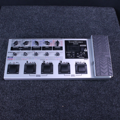 Used Korg TONEWORKS AX1500G W/PWR Floorboard Amp Modeling + FX 40123-S000128129