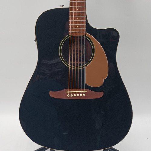 Used Fender REDONDO PLAYER Acoustic Guitar Black 40081-S000110696