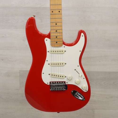 Used Fender Squier Series Stratocaster Electric Guitar Red 40015-S000324648