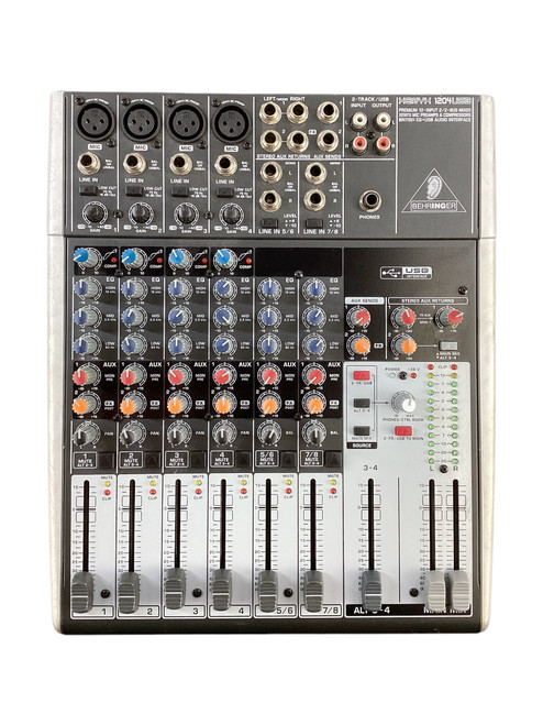 Used Behringer Xenyx 1204USB Mixing Console 41115-S000111397