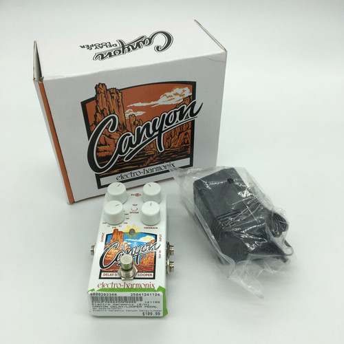 Used Electro Harmonix (E/H) CANYON DELAY/LOOPER PEDAL Delay Pedal 41124-S000202368