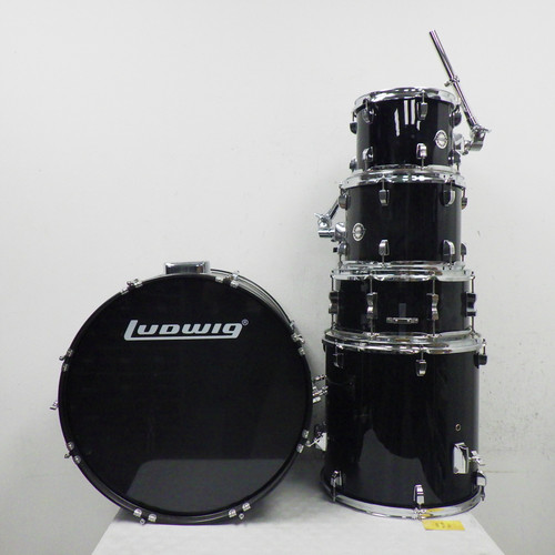 Used Ludwig Accent 5 Piece Full Drum Kit With Hardware 40042-S000255105