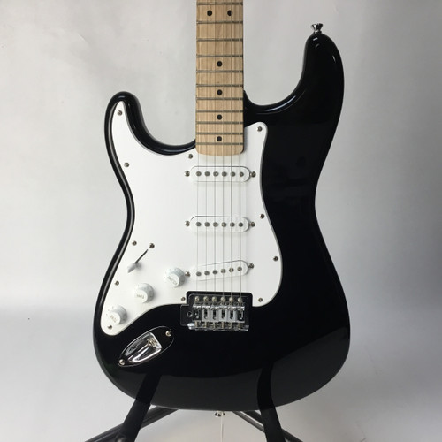 Used Squier SQUIRE STRAT LEFT HANDED S Type Electric Guitar Black 6-String 41110-S000068720