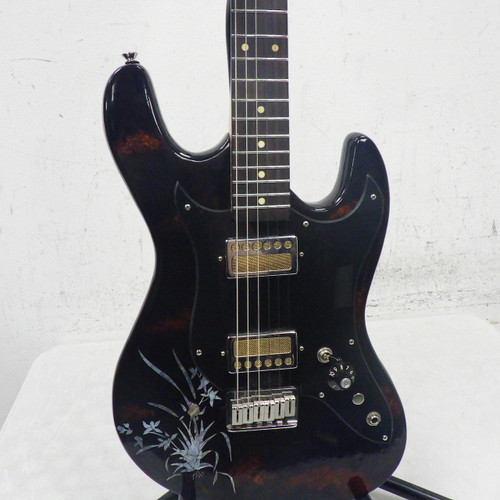 Used Partscaster Gold Foil Pickups Electric Guitar Black 40042-S000255169