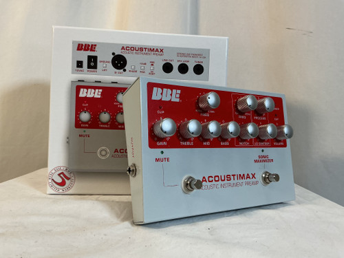 Used BBE ACOUSTIMAX Acoustic PreAmp Pedal 40012-S000299850