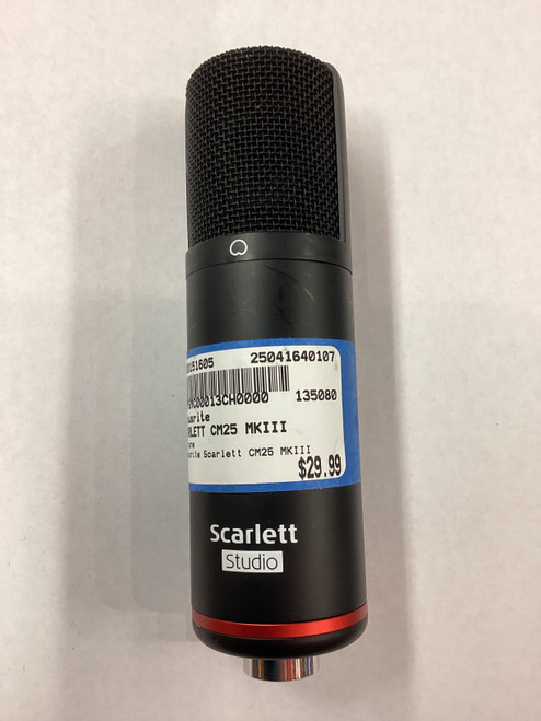 Used Focusrite SCARLETT CM25 MKIII Condenser Microphone 40107-S000151605