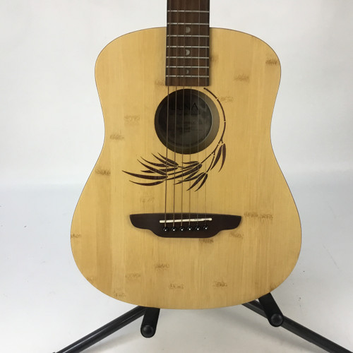 Used Luna SAF BAMBOO Solid Top Acoustic Guitar Natural 41110-S000068750