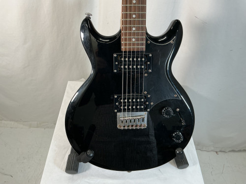 Used Ibanez GIO DOUBLE CUTAWAY Double Cut Electric Guitar Black 6-String 40012-S000299900