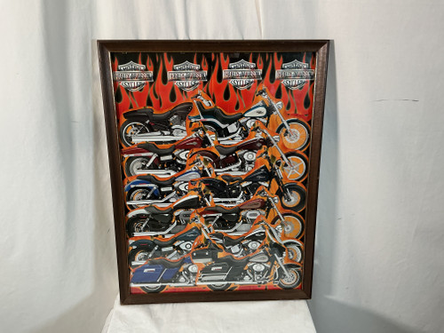 Used HARLEY DAVIDSON POSTER Print Music 40012-S000300007