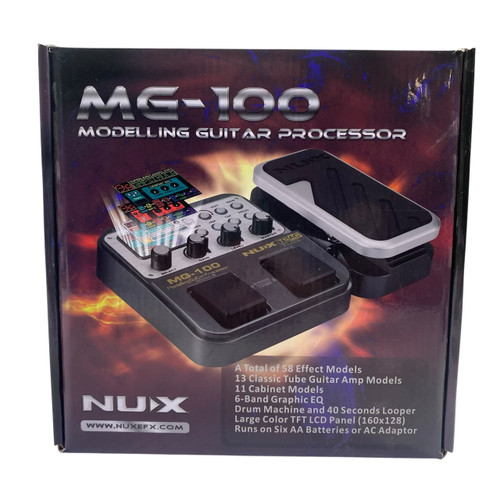 Used Nux MG-100 MULTI-FX Floorboard Amp Modeling + FX 40090-S000078743