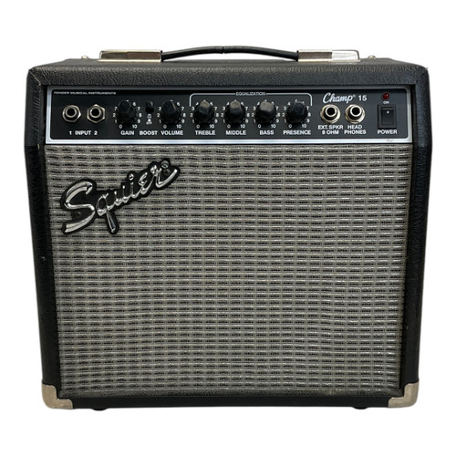 Used Squier Champ 15 Combo Solid State Amplifier 1x8 41117-S000049641