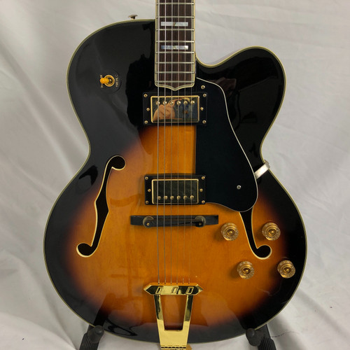 Used Samick HJ650 Semi-Hollow Electric Guitar Sunburst 6-String 41128-S000104260