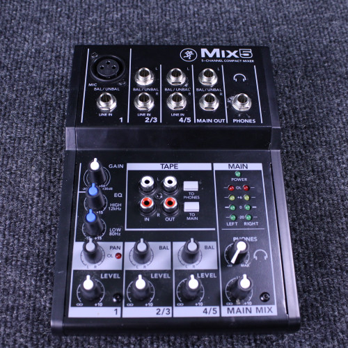 Vist Large View of Product Image Which is Used Mackie MIX 5 MIXER W/PWR Compact Mixer 40123-S000128482