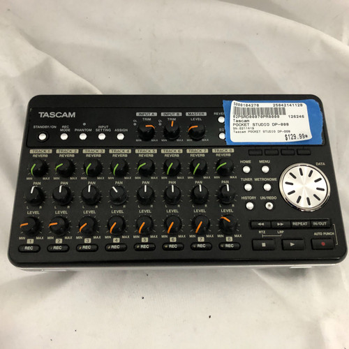 Used Tascam POCKET STUDIO DP-008 Compact Recording Device 41128-S000104278
