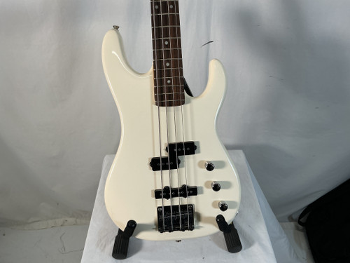 Used Aria Pro II STB SERIES BASS J Type Bass Guitar White 4-String 40012-S000300133