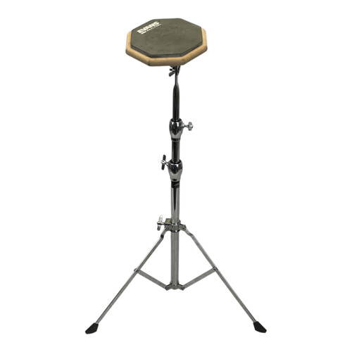 Used Evans 6 Inch Realfeel Drum Practice Pad With Stand 41117-S000049700