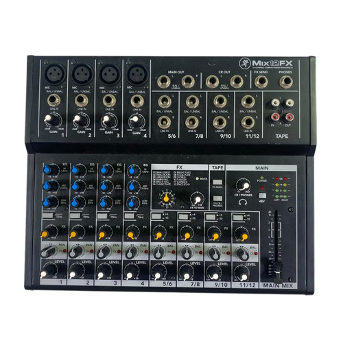 Vist Large View of Product Image Which is Used Mackie MIX12FX Mixing Console 40090-S000078785