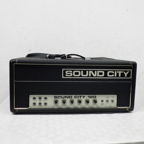 Used Sound City 120 Tube Guitar Amp Head 40042-S000255675
