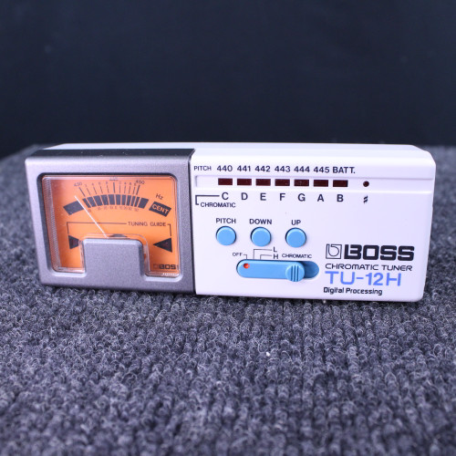 Used Boss TU-12H TUNER Instrument Tuner or Metronome 40123-S000128709