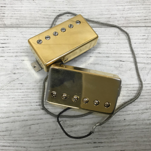 Used Gibson 490R/498T Humbucker Set Gold Guitar Pickups 40051-S000114408