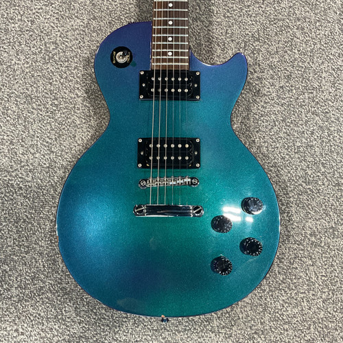 Used EPIPHONE LES PAUL STUDIO Electric Guitar - Blue/Green Chameleon 41106-S000091986